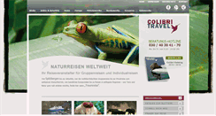 Desktop Screenshot of colibri-travel.de